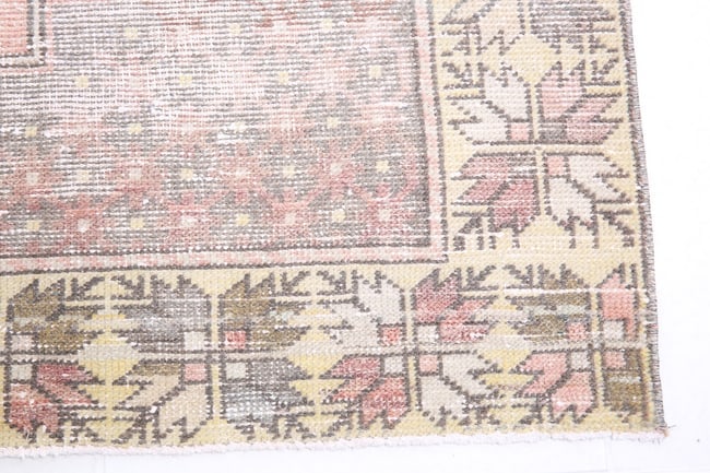 4'2'' x 8'3'' Unique Handmade Vintage Rug - 2495 - 14
