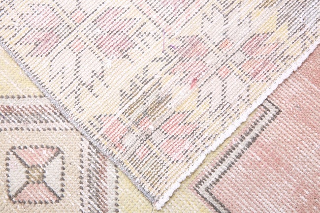 4'2'' x 8'3'' Unique Handmade Vintage Rug - 2495 - 15
