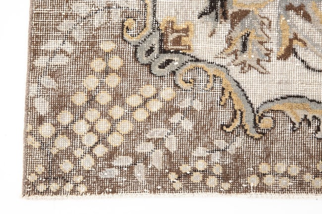 6'7'' x 10'7'' Handmade Vintage Wool Rug - 1871 - 12