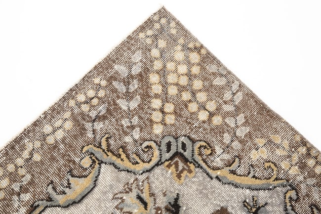 6'7'' x 10'7'' Handmade Vintage Wool Rug - 1871 - 14