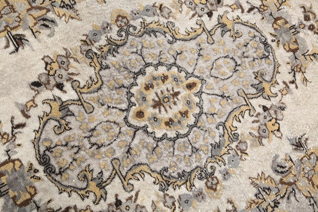 6'7'' x 10'7'' Handmade Vintage Wool Rug - 1871 - 8