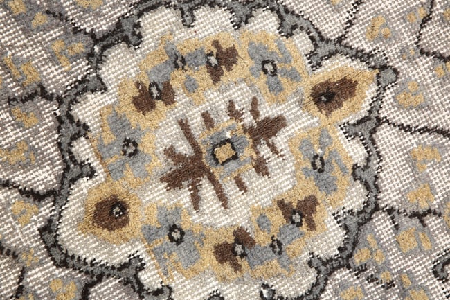 6'7'' x 10'7'' Handmade Vintage Wool Rug - 1871 - 9