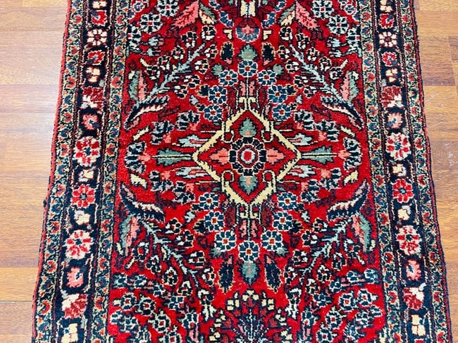 Antique Persian Hamadan Runner-4974 - 5
