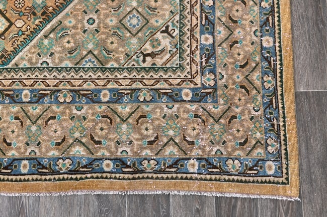 9'6'' x 12'8'' Unique Handmade Vintage Rug - 242589 - 10