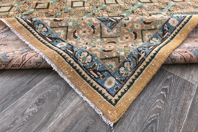 9'6'' x 12'8'' Unique Handmade Vintage Rug - 242589 - 12