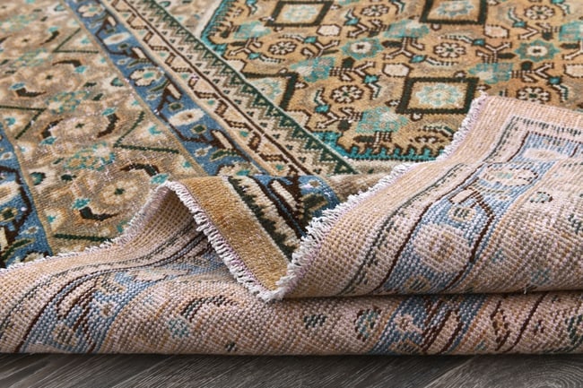 9'6'' x 12'8'' Unique Handmade Vintage Rug - 242589 - 14