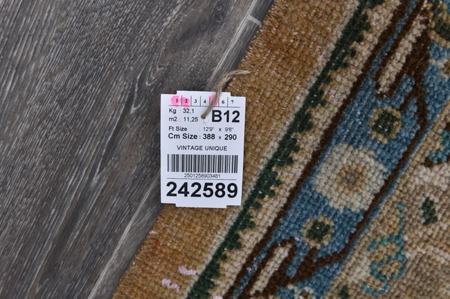 9'6'' x 12'8'' Unique Handmade Vintage Rug - 242589 - 15