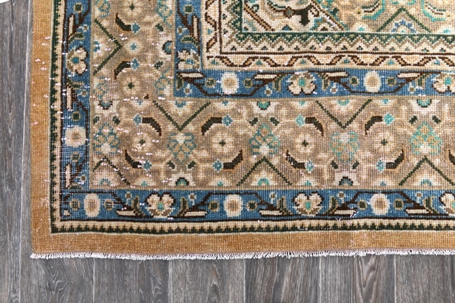 9'6'' x 12'8'' Unique Handmade Vintage Rug - 242589 - 8