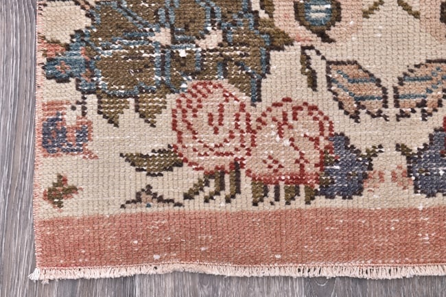 2'5'' x 6'3'' Handmade Vintage Wool Rug - 244712 - 7