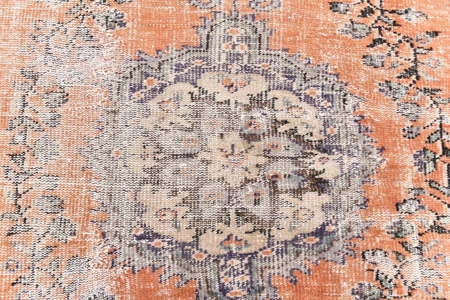 5'8'' x 8'5'' Handmade Vintage Wool Rug - 244760 - 5