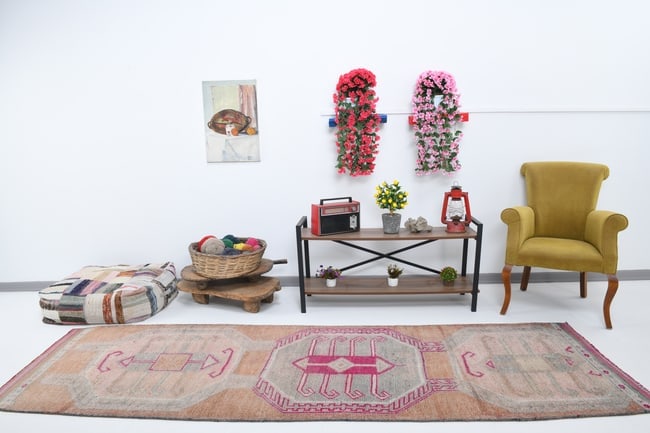 3'2'' x 10'1'' Vintage Wool Runner Rug - 18162 - 2