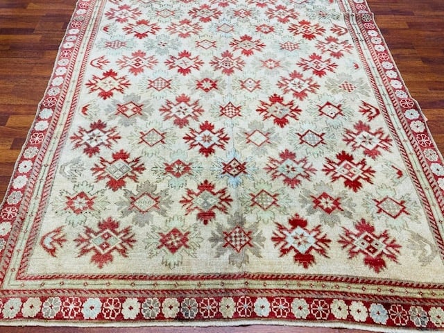 Antique all over Ushak rug-4040 - 2