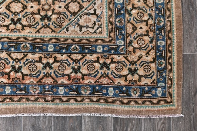 9'8'' x 13'2'' Unique Handmade Vintage Rug - 242582 - 10