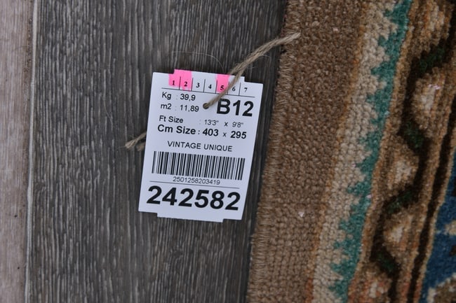 9'8'' x 13'2'' Unique Handmade Vintage Rug - 242582 - 15
