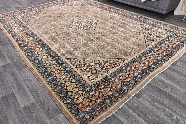 9'8'' x 13'2'' Unique Handmade Vintage Rug - 242582 - 2