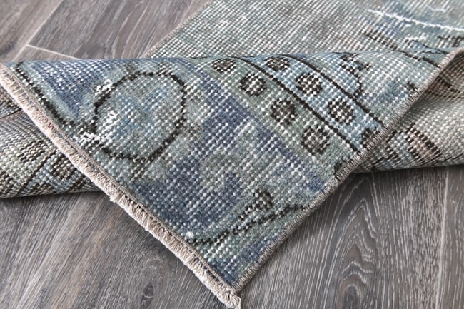 1'7'' x 4'9'' Handmade Vintage Wool Rug - 243488 - 12