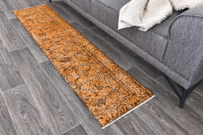 1'5'' x 6'7'' Turkish Vintage Runner Rug - 243465 - 2