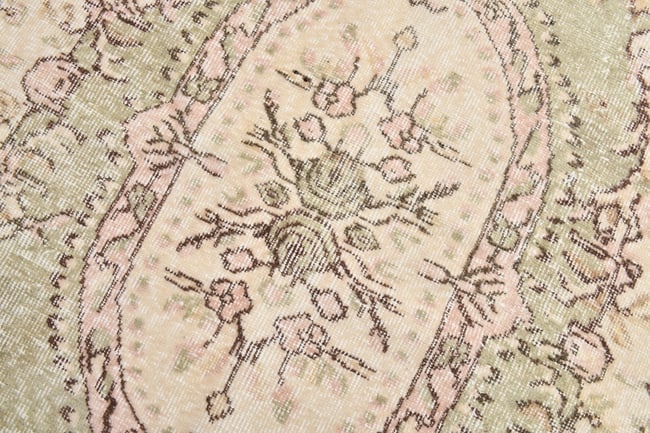 6'1'' x 9'8'' Handmade Vintage Wool Rug - 21790 - 6