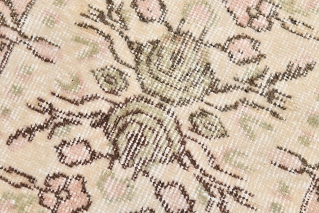 6'1'' x 9'8'' Handmade Vintage Wool Rug - 21790 - 7