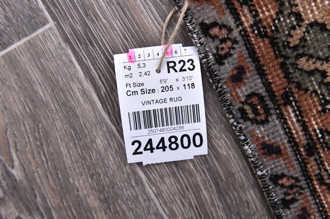 3'10'' x 6'8'' Turkish Vintage Runner Rug - 244800 - 14