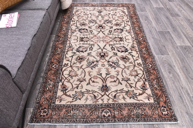 3'10'' x 6'8'' Turkish Vintage Runner Rug - 244800 - 3