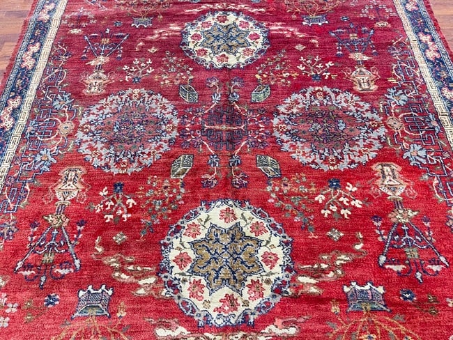 Antique East Turkistan rug-956 - 6