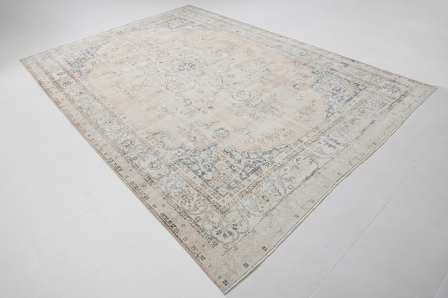 8'2'' x 11'11'' Handmade Vintage Wool Rug - 20674 - 19
