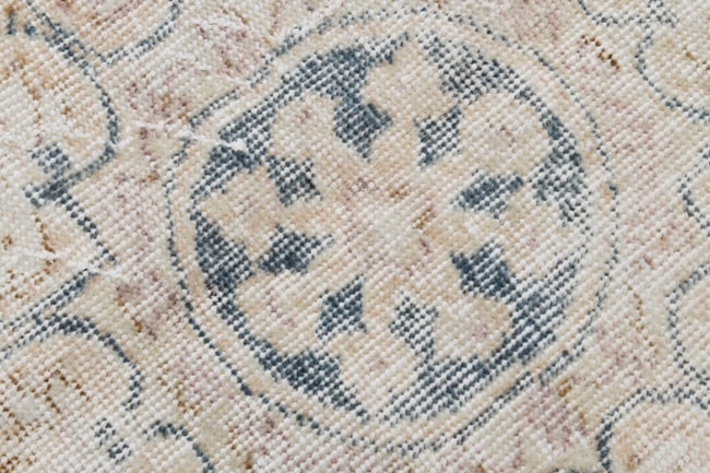 8'2'' x 11'11'' Handmade Vintage Wool Rug - 20674 - 3