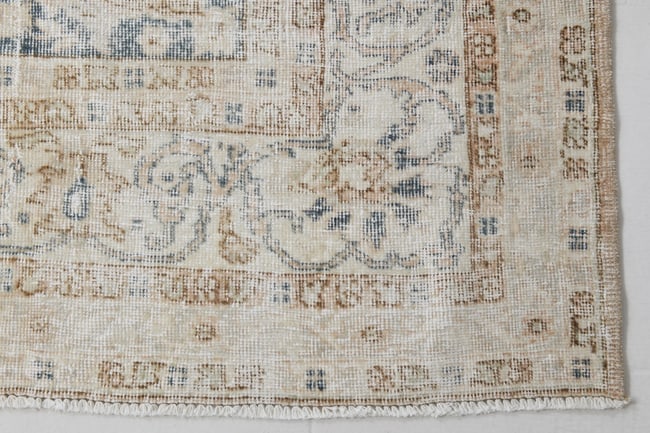 8'2'' x 11'11'' Handmade Vintage Wool Rug - 20674 - 8
