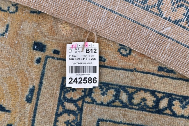 9'8'' x 13'8'' Unique Handmade Vintage Rug - 242586 - 14