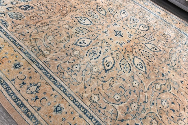 9'8'' x 13'8'' Unique Handmade Vintage Rug - 242586 - 4