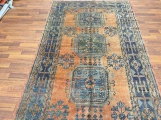 Antique Turkish Ushak Rug-2472 - 4