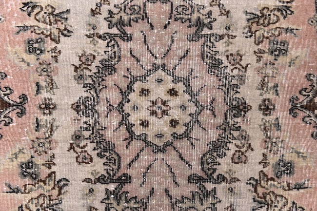 3'8'' x 6'9'' Handmade Vintage Wool Rug - 244799 - 5