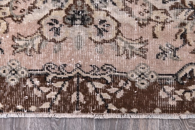 3'8'' x 6'9'' Handmade Vintage Wool Rug - 244799 - 8