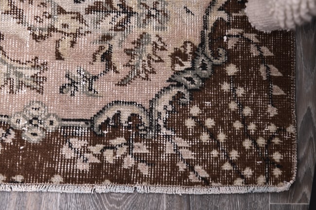 3'8'' x 6'9'' Handmade Vintage Wool Rug - 244799 - 9