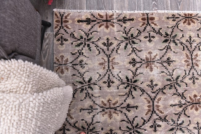 4'4'' x 7'7'' Turkish Vintage Runner Rug - 244803 - 11