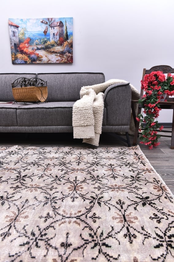 4'4'' x 7'7'' Turkish Vintage Runner Rug - 244803 - 12