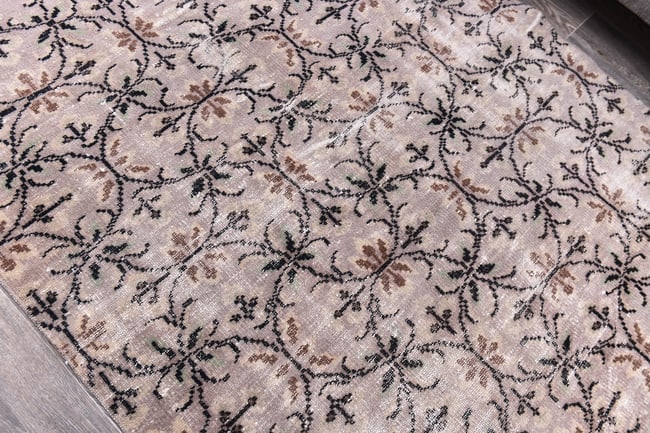 4'4'' x 7'7'' Turkish Vintage Runner Rug - 244803 - 4