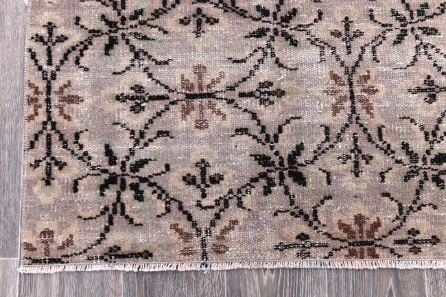 4'4'' x 7'7'' Turkish Vintage Runner Rug - 244803 - 7