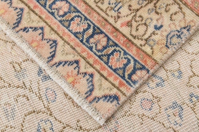 2'9'' x 9'3'' Handmade Vintage Wool Rug - 20035 - 16