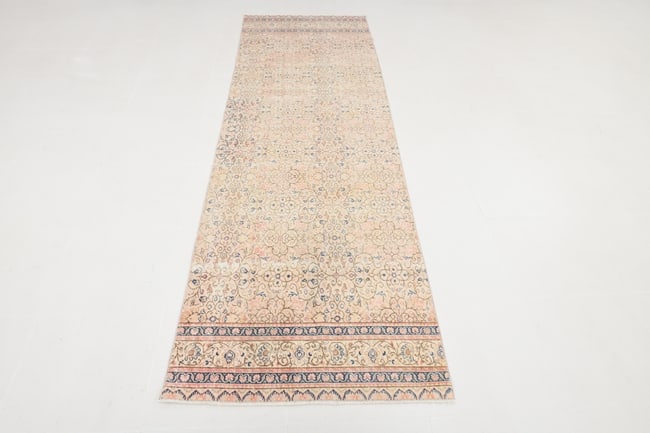 2'9'' x 9'3'' Handmade Vintage Wool Rug - 20035 - 17