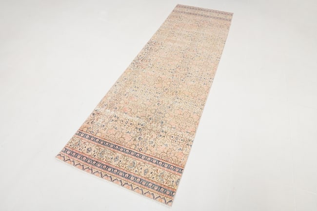 2'9'' x 9'3'' Handmade Vintage Wool Rug - 20035 - 19