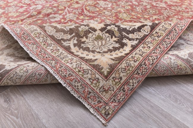 9'4'' x 12'9'' Turkish Vintage Runner Rug - 20864 - 11