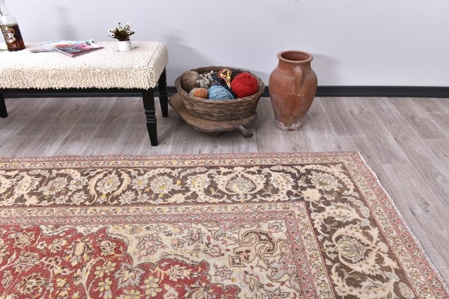 9'4'' x 12'9'' Turkish Vintage Runner Rug - 20864 - 13