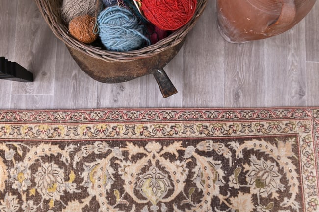 9'4'' x 12'9'' Turkish Vintage Runner Rug - 20864 - 14