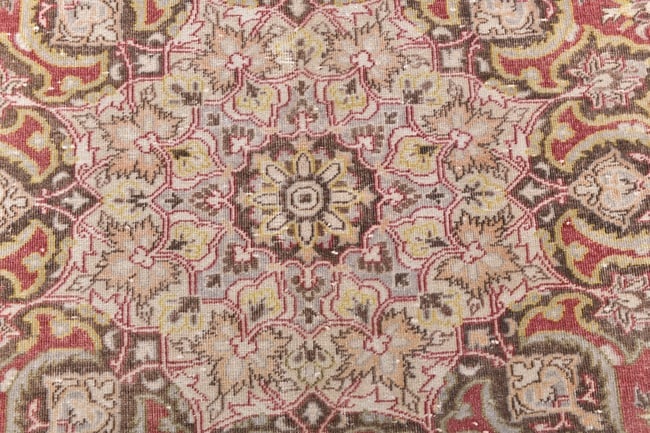 9'4'' x 12'9'' Turkish Vintage Runner Rug - 20864 - 6