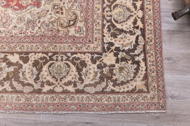 9'4'' x 12'9'' Turkish Vintage Runner Rug - 20864 - 9