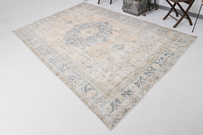 7'0'' x 10'9'' Turkish Vintage Runner Rug - 20788 - 4
