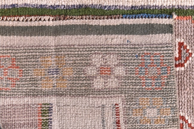 3'2'' x 11'5'' Handmade Vintage Wool Rug - 21698 - 12