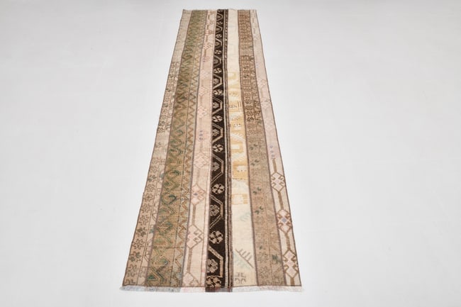 2'5'' x 9'4'' Turkish Vintage Runner Rug - 21561 - 16